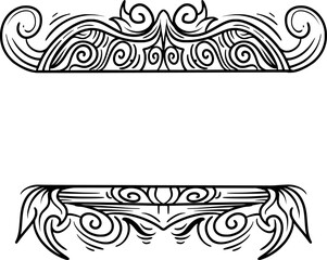 decorative ornaments traditional carving motifs