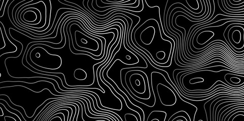 Shape contour line map of the terrain.Topographic mp background.