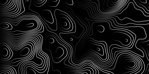 Shape contour line map of the terrain.Topographic mp background.