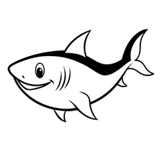 Baby Shark Outline Icon