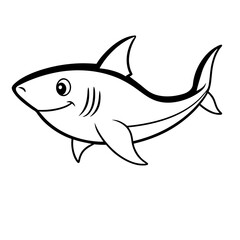 Baby Shark Outline Icon