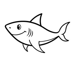 Baby Shark Outline Icon