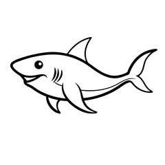 Baby Shark Outline Icon