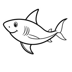 Baby Shark Outline Icon