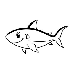 Baby Shark Outline Icon