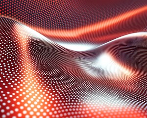 Obraz premium Abstract digital wave pattern (3)