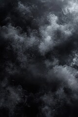 Obraz premium Dramatic Black and White Cloudscape Abstract Composition Overhead View Atmospheric Weather Phenomenon