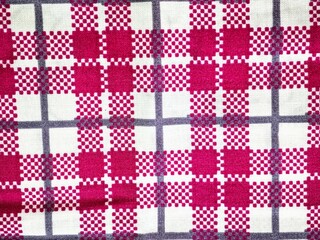 Red and pink tartan
