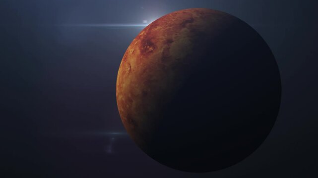 planet venus in space, solar system