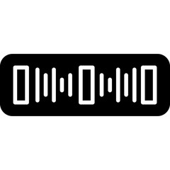Barcode Sign Icon Product Scan Symbol