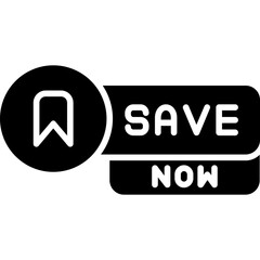 Save Now Icon Immediate Data Storage CTA