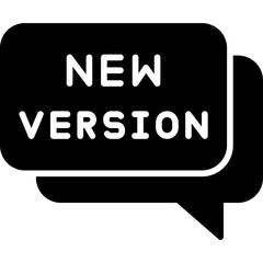 New Version Icon Updated Software or Product Symbol