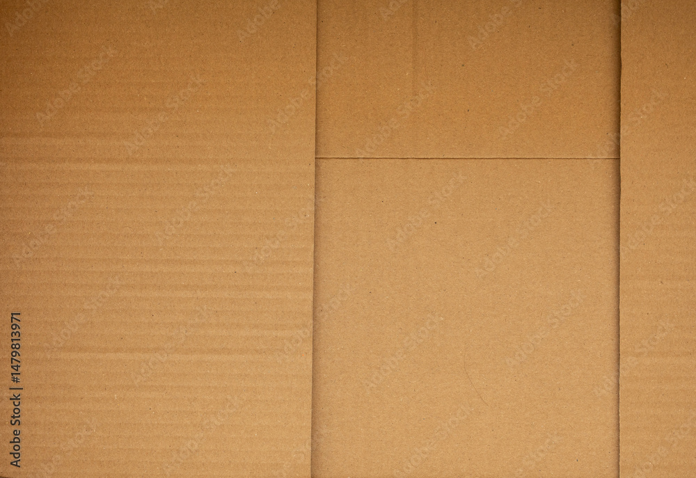 Poster High-resolution image of brown cardboard texture, perfect for backgrounds and design projects.