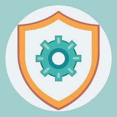gear icon vector illustration