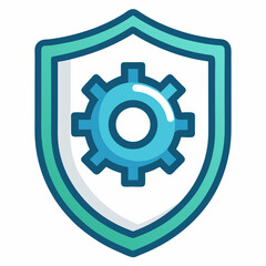 gear icon vector illustration