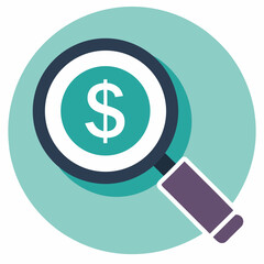Fototapeta premium dollar sign icon