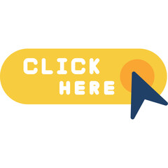 Click Here Icon Interactive Action Button