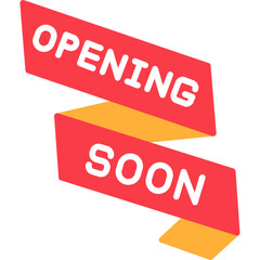 Opening Soon Icon Upcoming Launch Alert Symbol