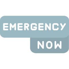 Emergency Now Icon Urgent Response and Action Symbol