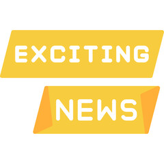 Exciting News Icon Latest and Breaking Updates Symbol