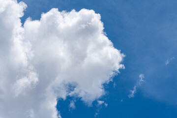 Sky Blue,Cloud Background,white clouds floating on blue sky in beautiful morning.