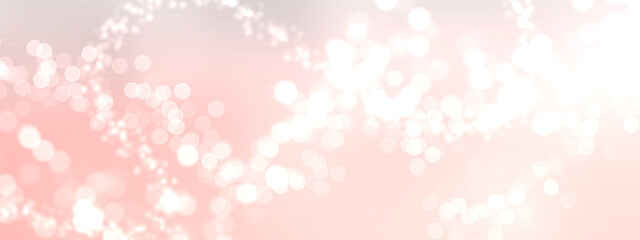 Pastel Pink Bokeh Light Background for Romantic Designs