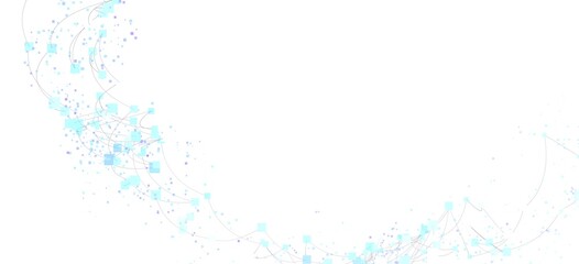 Abstract background image depicting a network connection with flowing data points. Perfect for technology concepts.