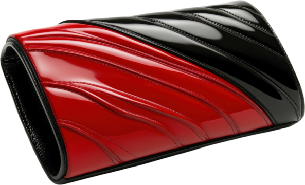 Red and Black Stylish Clutch Bag