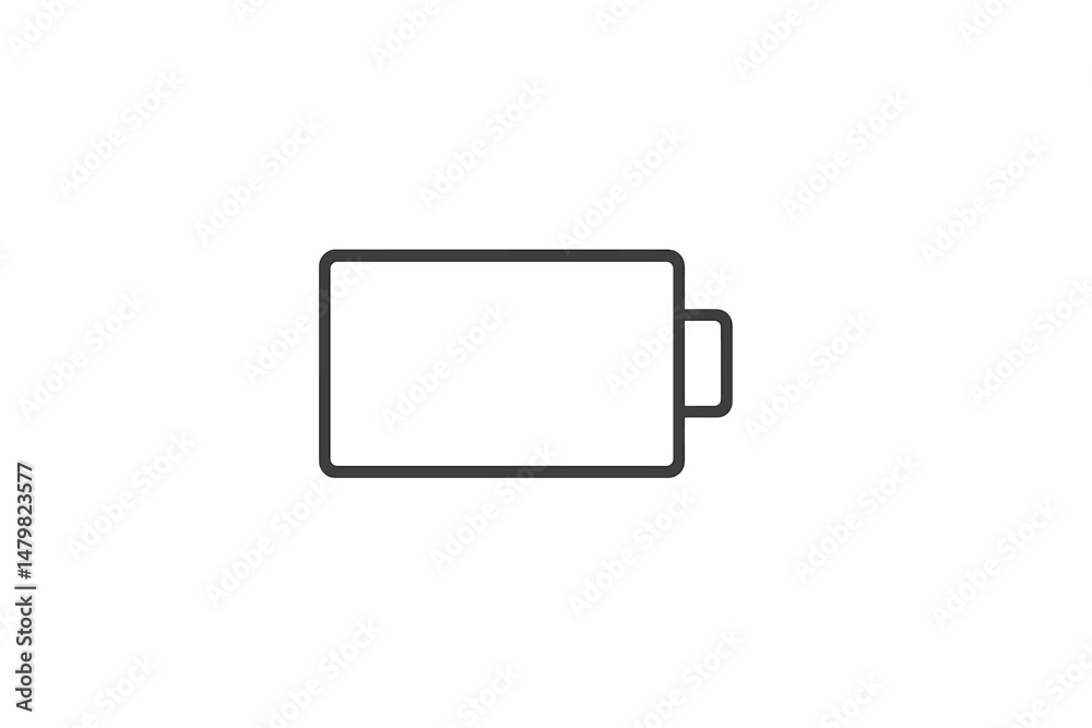 Poster Collection of web icons featuring battery symbol, suitable for various digital interfaces and applications