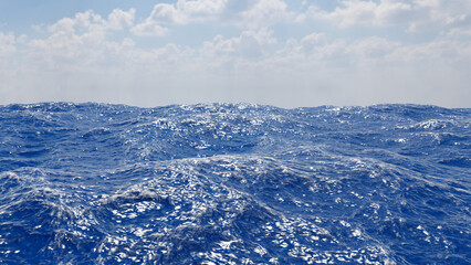 Oceano y mar en calma (No IA )