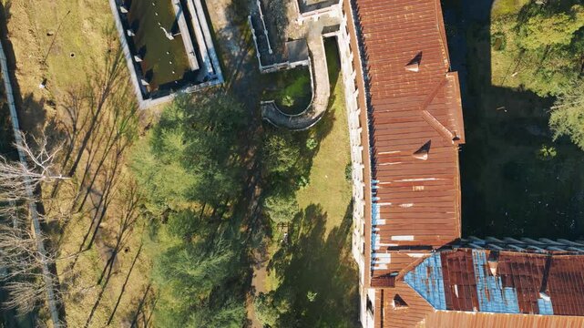 Ruins of Tskaltubo Spa Resort in Adjara, Georgia Captured From Above