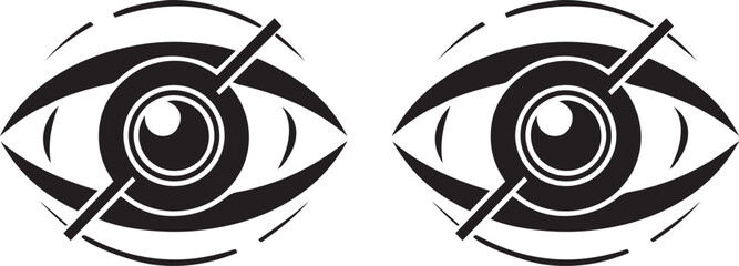 Black Vector Icon Combining Open Hands with Ribbon