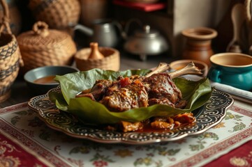 Vibrant Omani Kitchen Table Setting