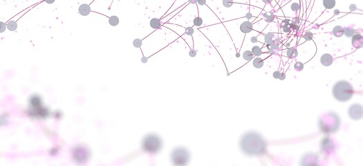 Modern digital network graphic. Ideal for technology, connection, and communication concepts.
