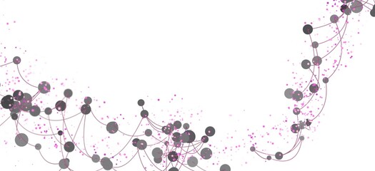 Abstract background with connected dots and lines.  Perfect for technology, network, or connection concepts.