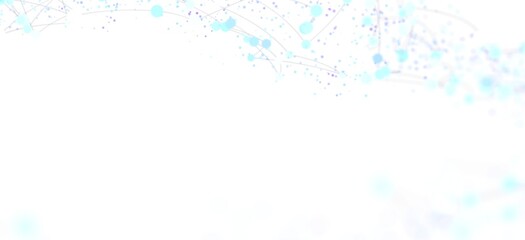 Beautiful abstract background featuring a network connection with light blue nodes and lines. Perfect for technology or science themes.