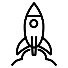 Rocket icon vector illustration