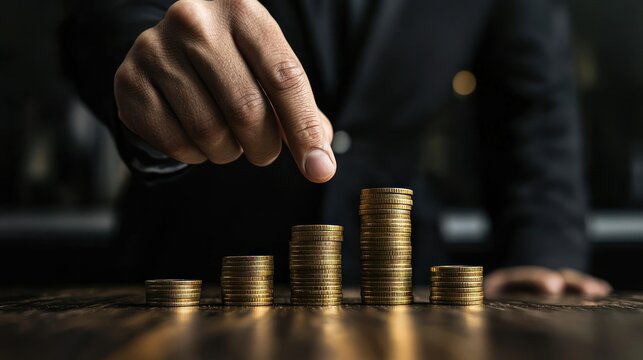 A leader motivating a team to achieve financial targets