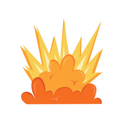 Illustration of the smoke explosion effect