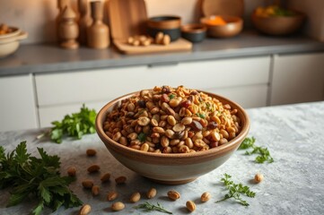 Preparation of Zambian Chikanda Dish