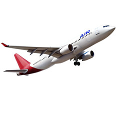 Obraz premium airplane isolated on white