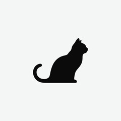 Discover stunning minimalist black cat silhouette art. Perfect for animal lovers seeking elegant, modern cat profiles. Shop unique prints today
