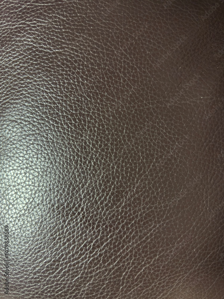 Poster high-resolution image of dark brown leather texture. perfect for backgrounds and design projects.