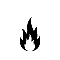 静かに燃える炎、深紅の光が優しく包む