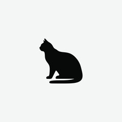 Discover stunning minimalist black cat silhouette art. Perfect for animal lovers seeking elegant, modern cat profiles. Shop unique prints today