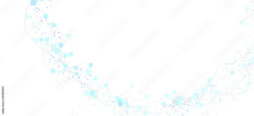 Aufkleber Abstract background image depicting a network connection, perfect for technology or data-related projects.