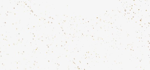 Elegant gold star dust on white background. Perfect for festive designs.