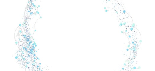 Abstract background with blue network connections. Perfect for technology, data, or communication concepts.