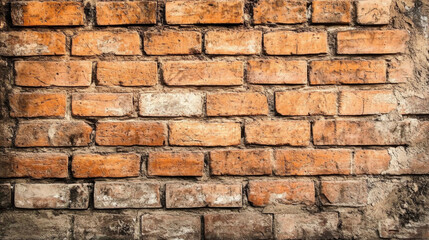 Obraz premium Worn brick wall simple background