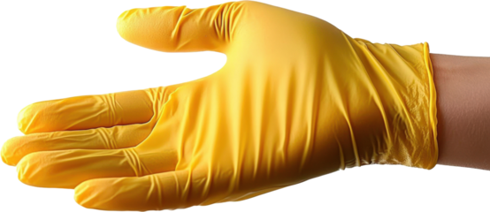 Yellow Protective Gloves for Safety